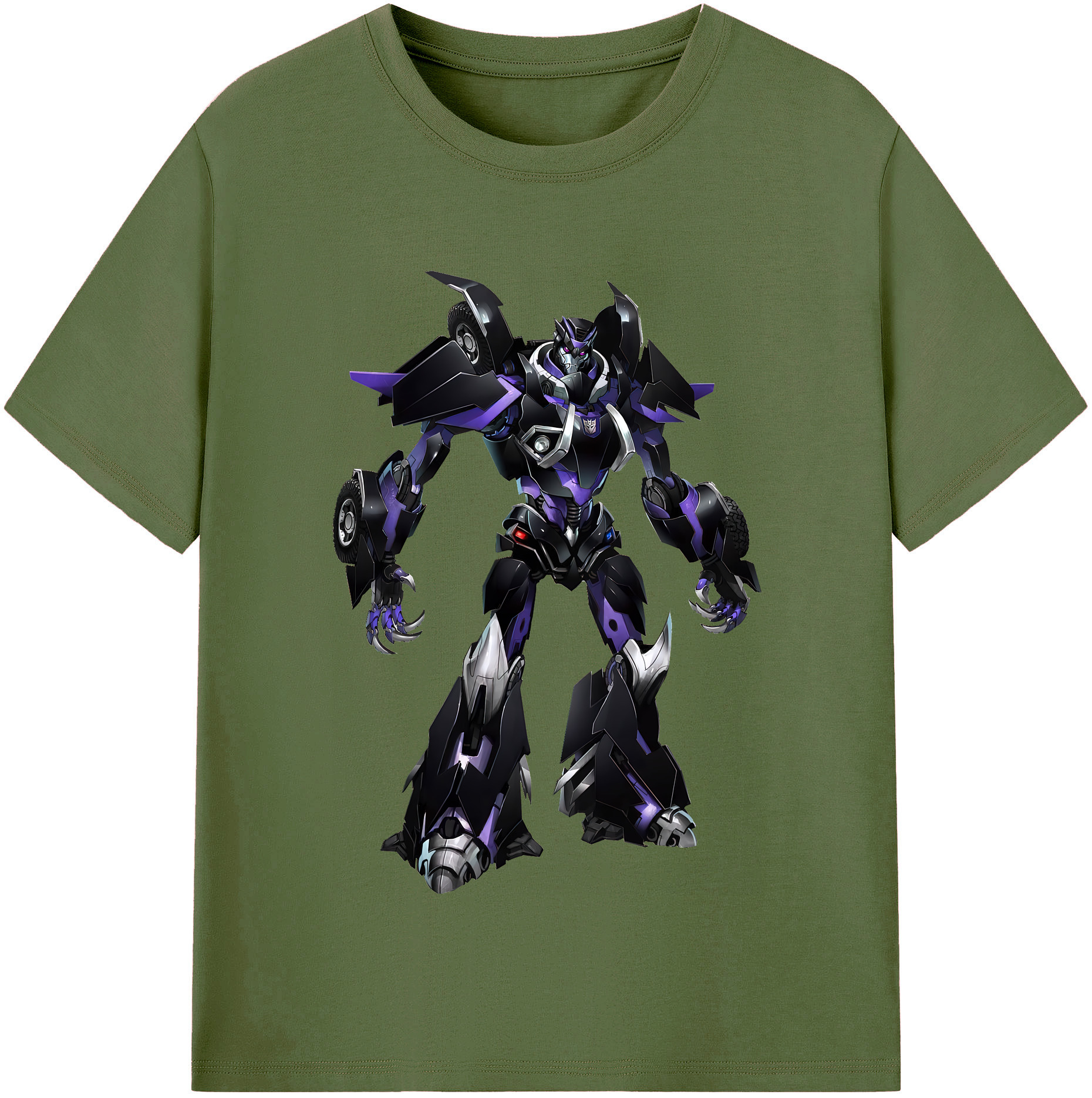 （画像用） Transformers トランスフォーマー 綿100％半袖Tシャツ（フロントプリント）